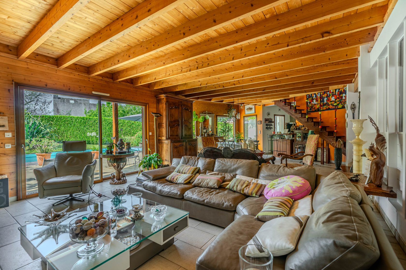 Family Home with Beautiful Wooden Accents