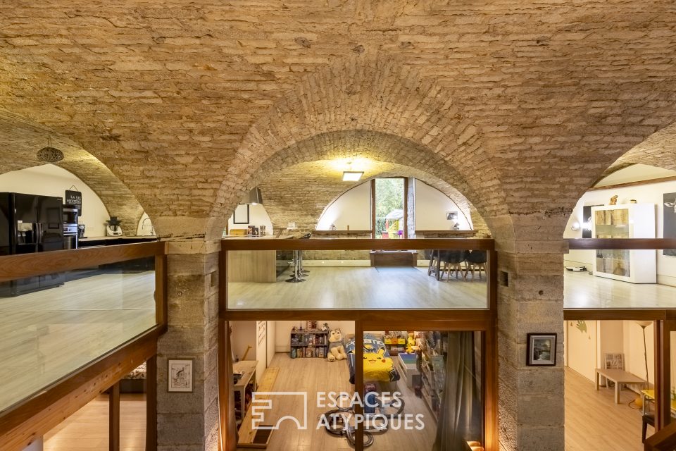 Loft atypique avec jardin dans un bâtiment historique