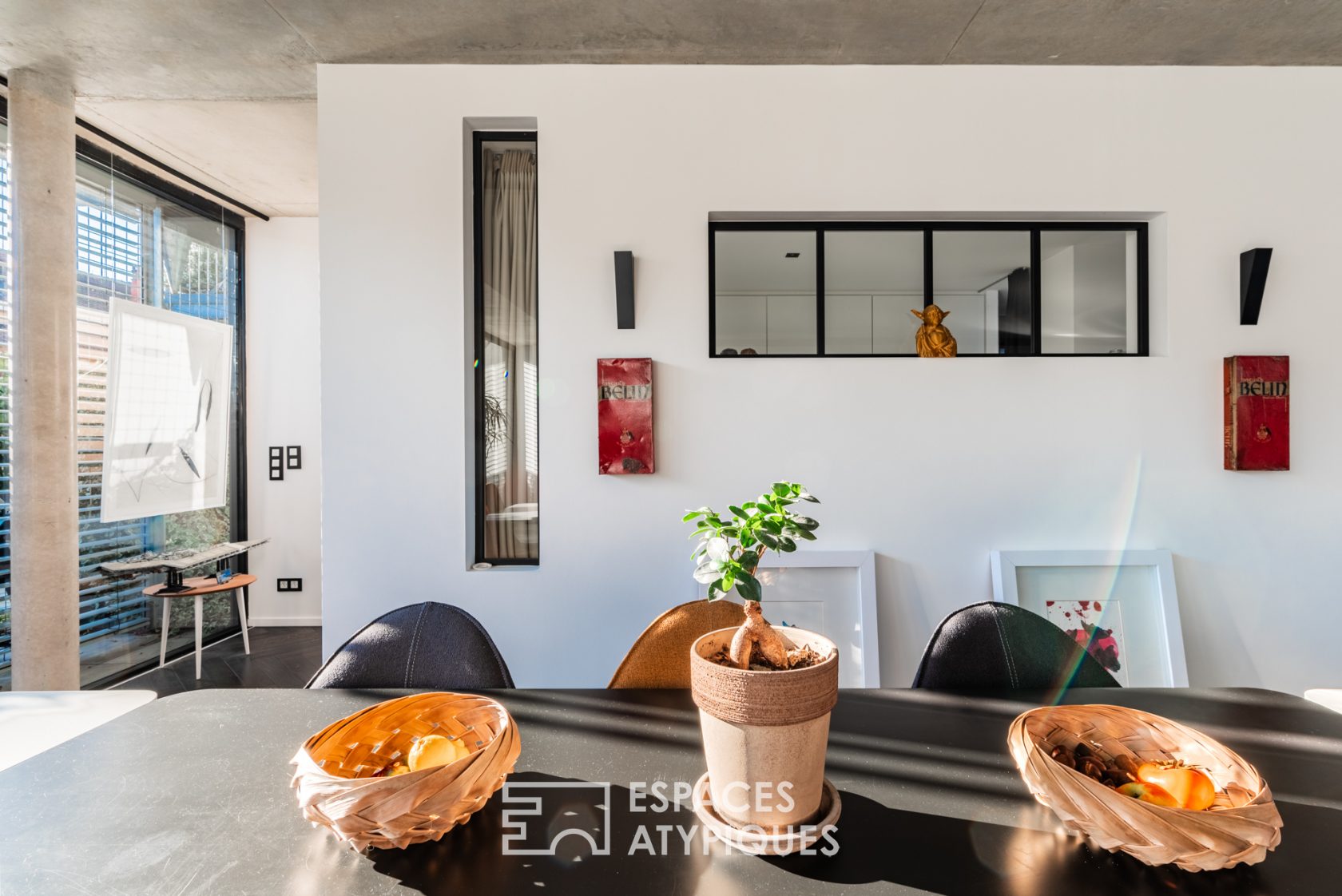 Appartement d’architecte et sa terrasse en coeur de ville