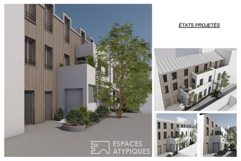 Projet de maison avec surélévation – Place Pereire / Porte de Champerret