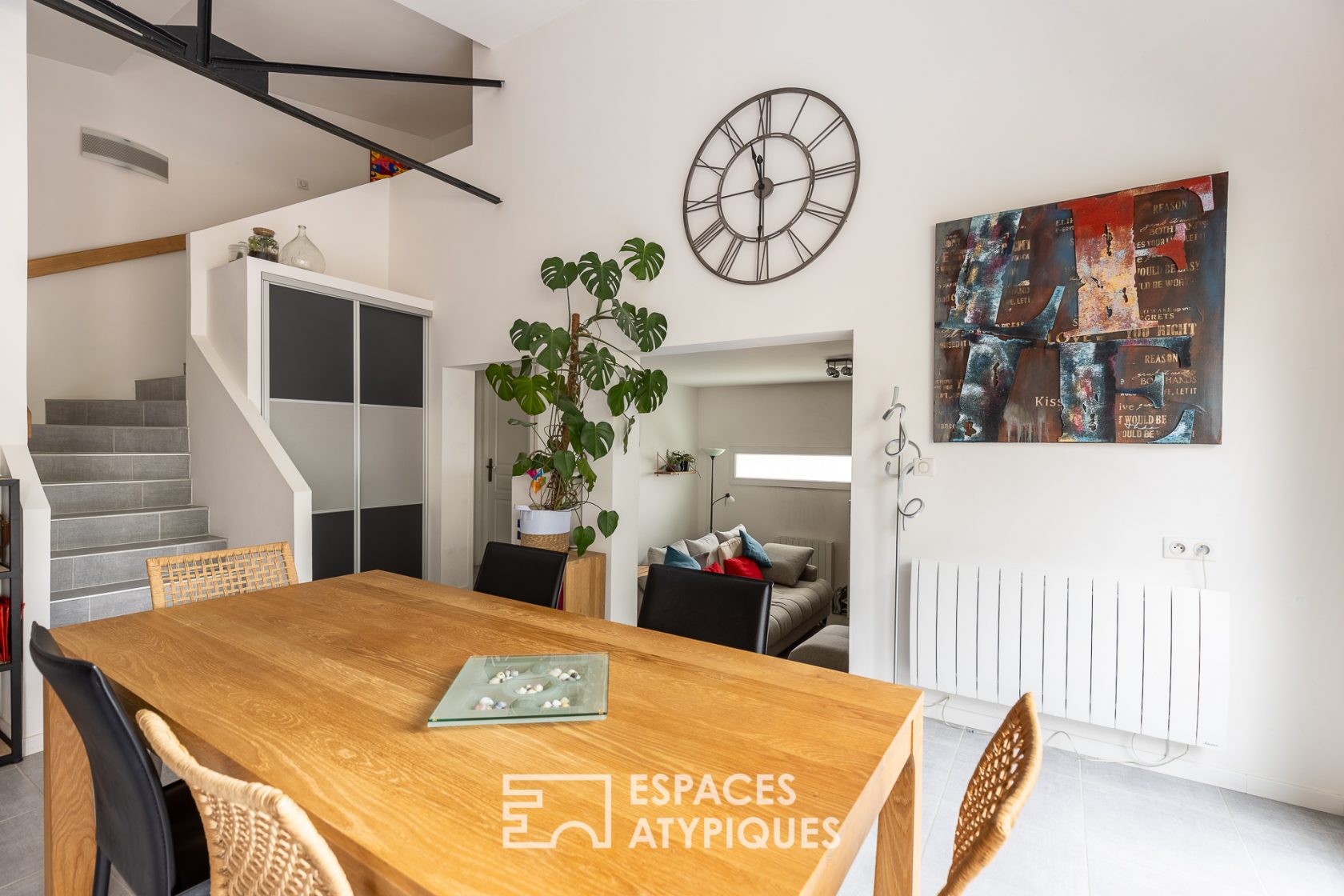 Duplex avec terrasse dans une ancienne métallerie