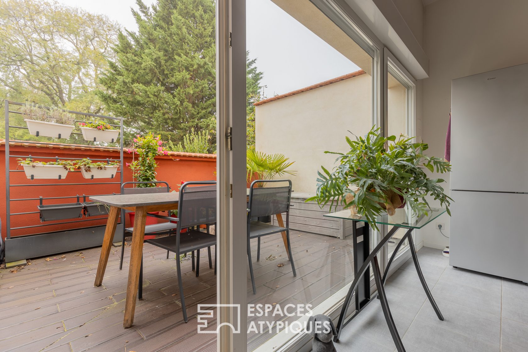 Duplex apartment with terrace in a former metal works