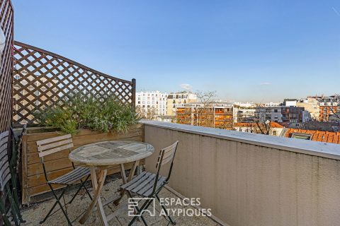 Penthouse avec terrasse à proximité du Parc Georges Brassens