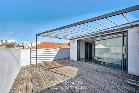 Maison de ville avec terrasse panoramique au cœur de Montpellier