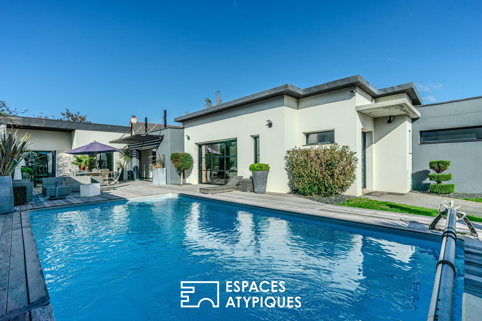 EXCLUSIVITE : Villa d’Architecte avec piscine et son Esprit Californien