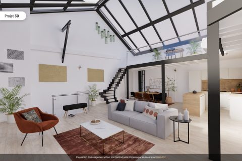 Loft à repenser en plein coeur du quartier d’Ainay