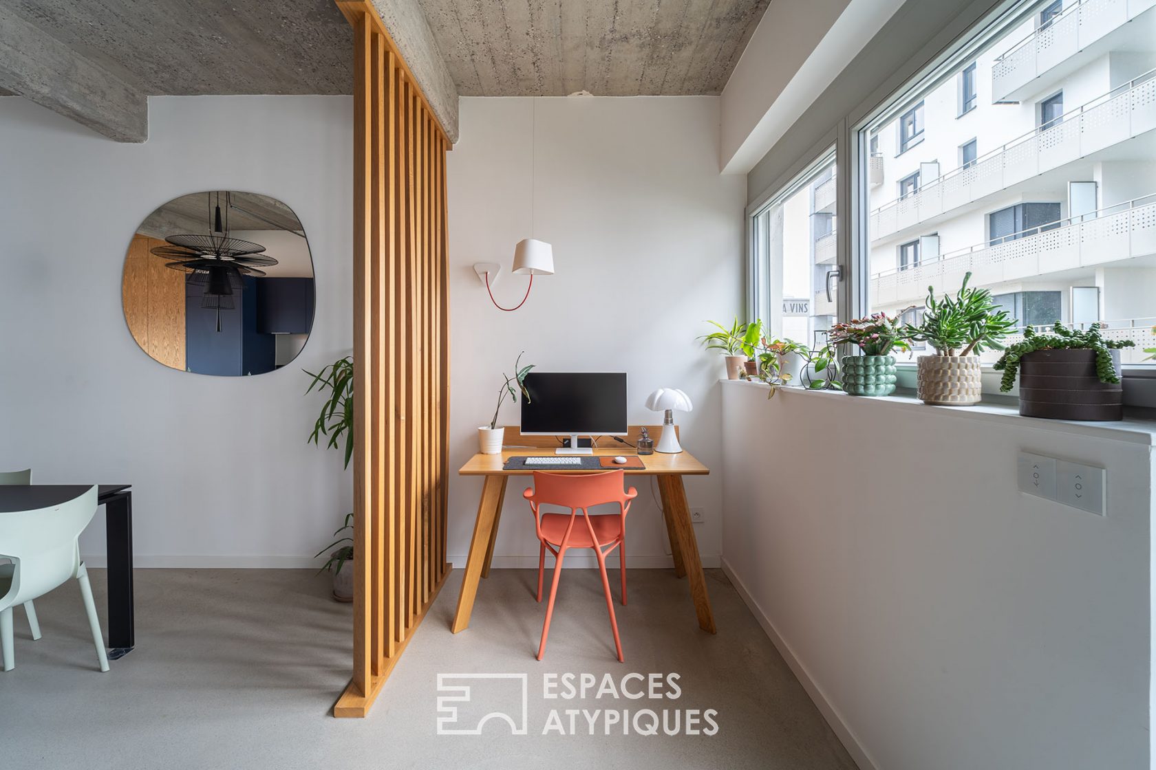 Loft contemporain et ses deux terrasses quartier Coop