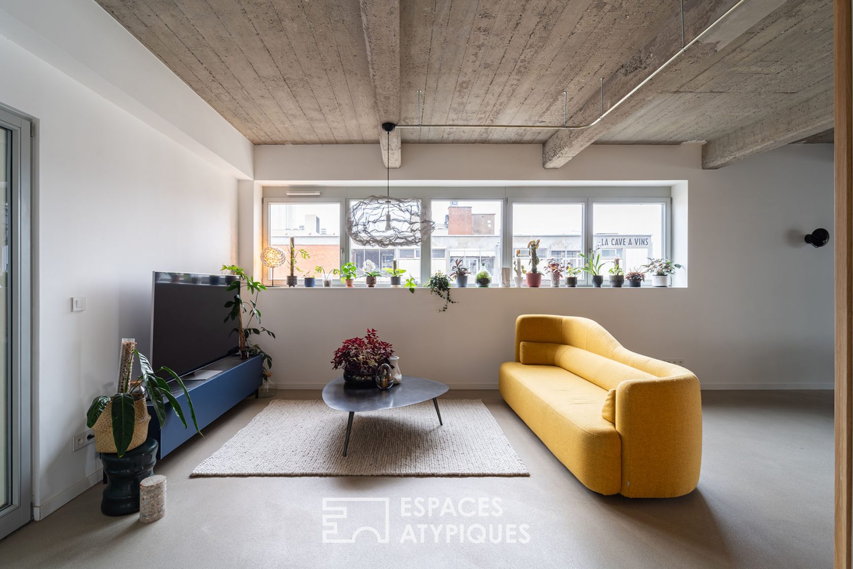 Loft contemporain et ses deux terrasses quartier Coop