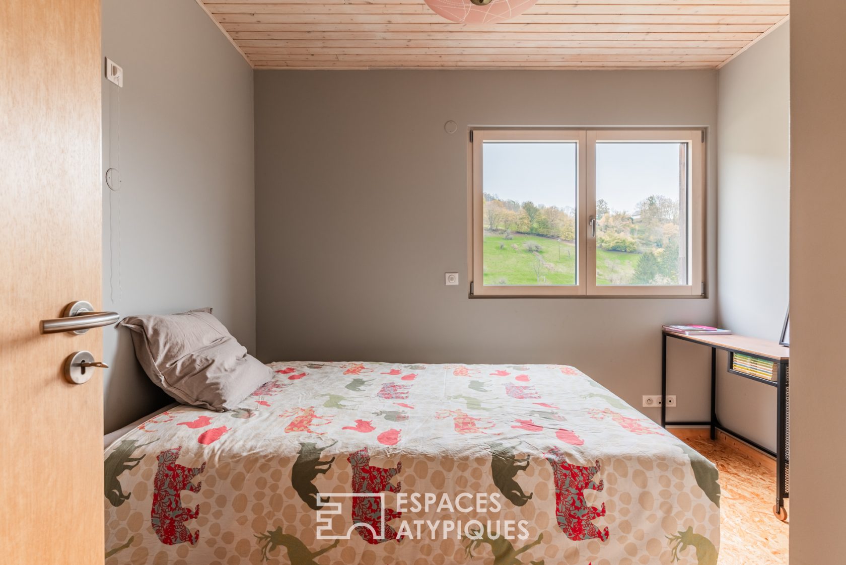 Maison écologique avec vue panoramique sur les Vosges