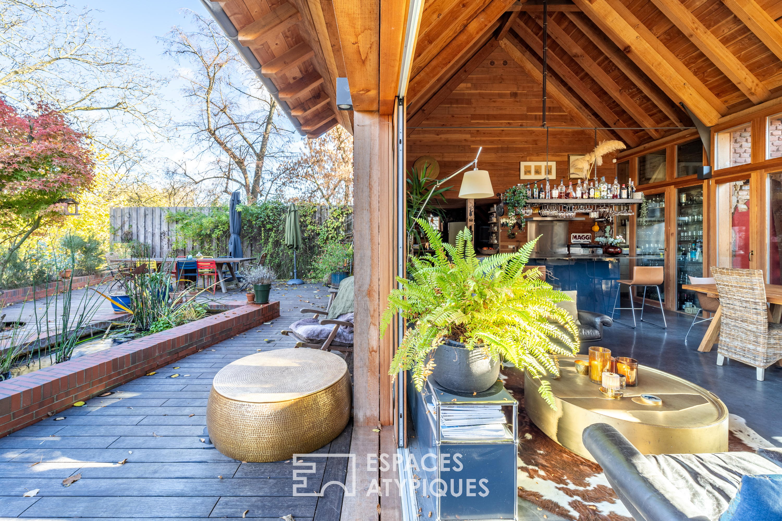 Maison alsacienne et sa grange rénovées par un architecte