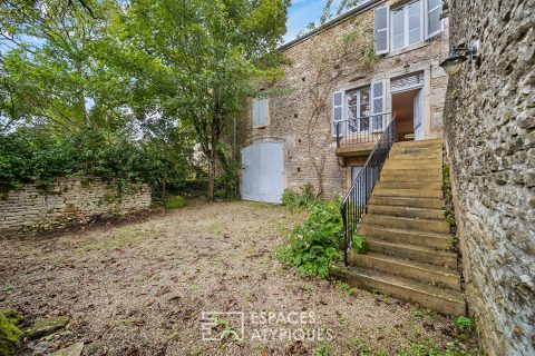 Village house with garden and beautiful outbuildings