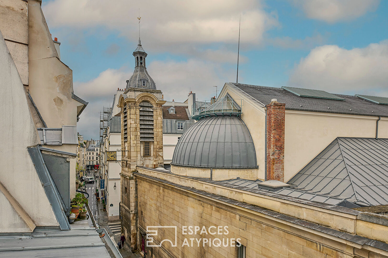 Duplex traversant en dernier étage Quartiers Sentier-Bonne Nouvelle