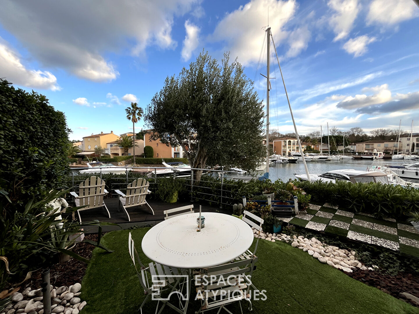 Appartement avec jardin et vue sur la marina