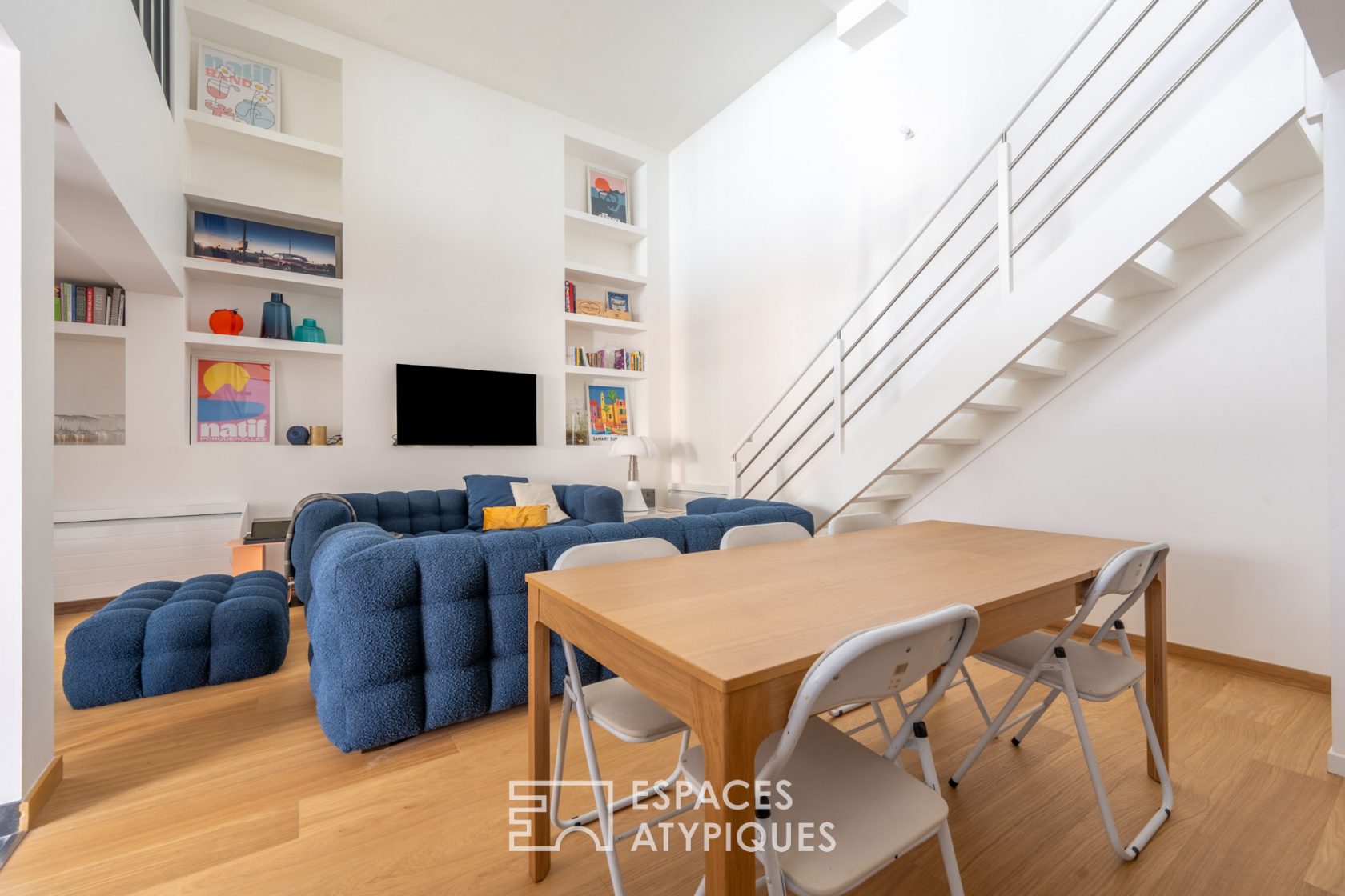 Loft de charme avec terrasse au coeur des Halles