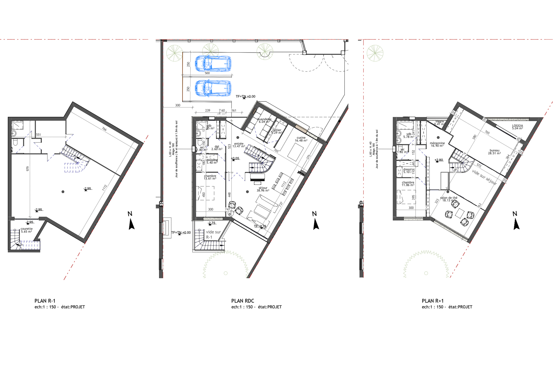 Land with construction project close to Parc de Sceaux