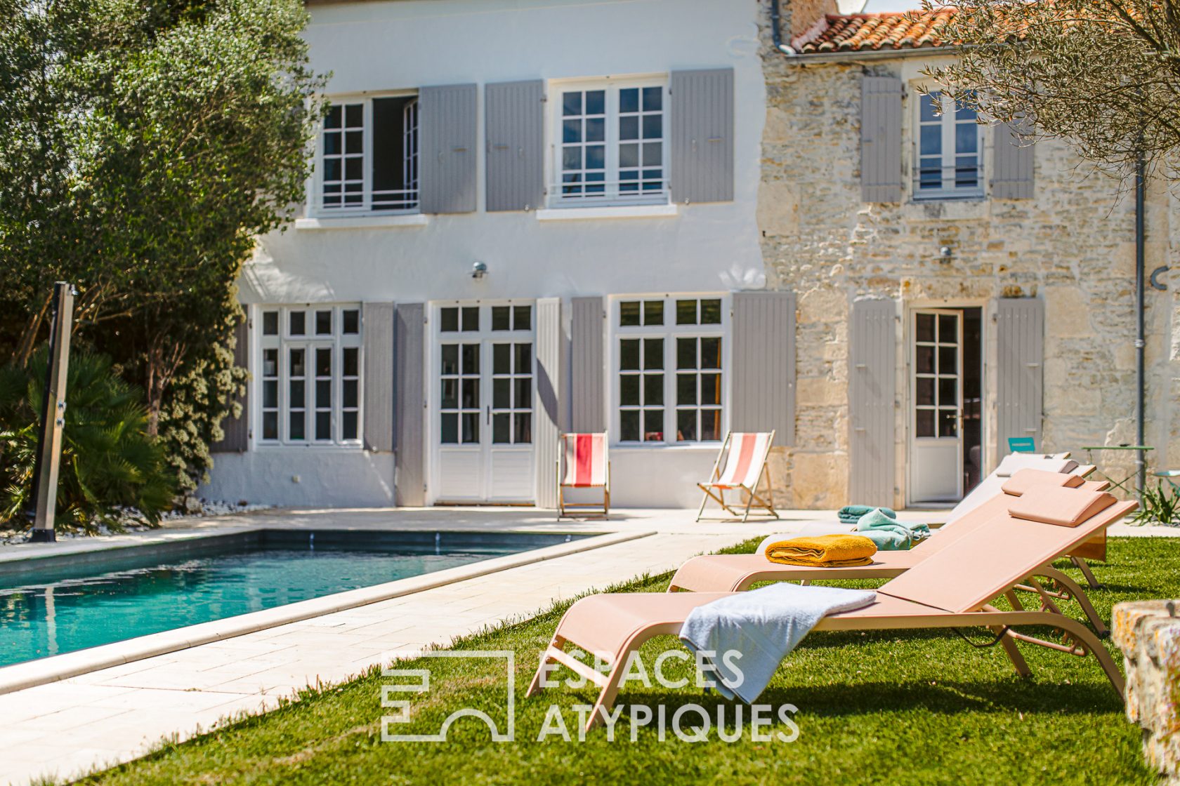 Maison entre charme et sérénité avec piscine