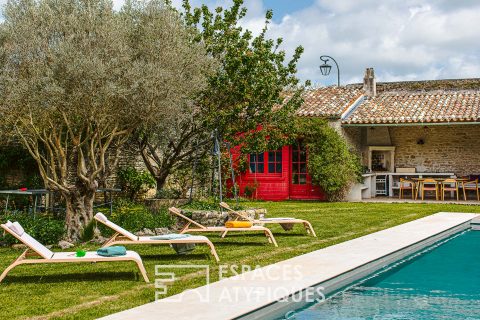 Maison entre charme et sérénité avec piscine