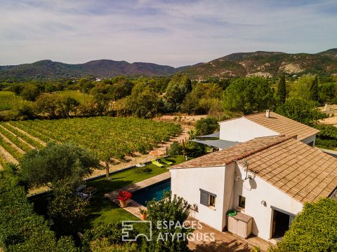 Contemporary villa in the heart of the vineyards