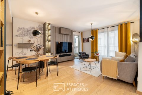 Appartement d’architecte avec loggia, quartier Chevreul