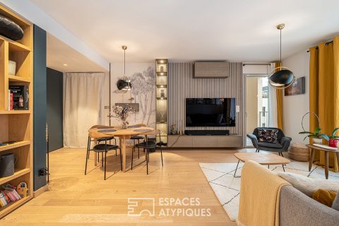 Appartement d’architecte avec loggia, quartier Chevreul