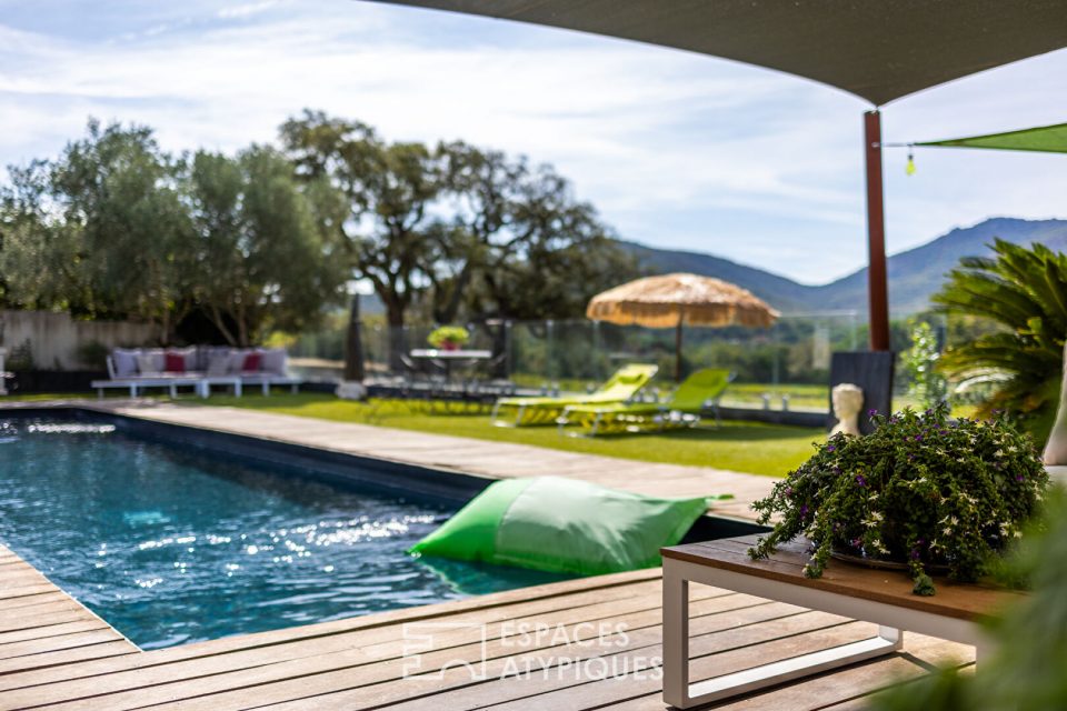 Villa contemporaine au coeur des vignes