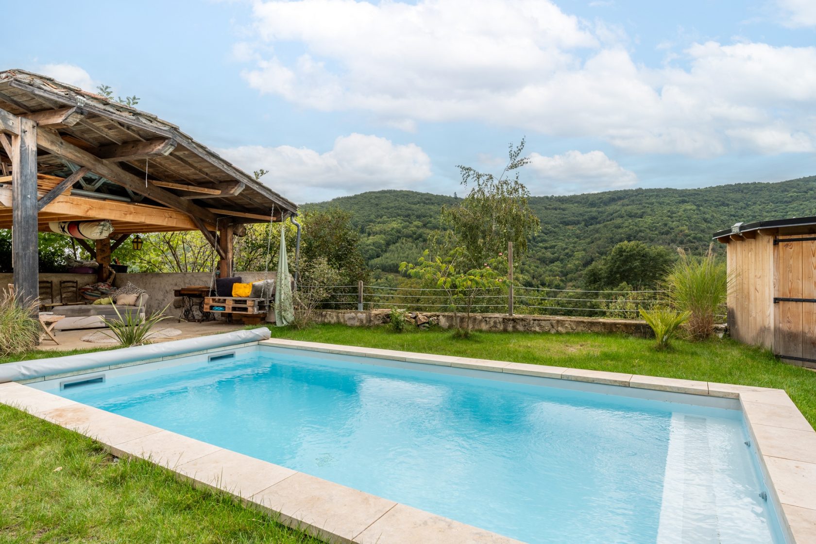 Stone house nestled in the heart of a Beaujolais hamlet