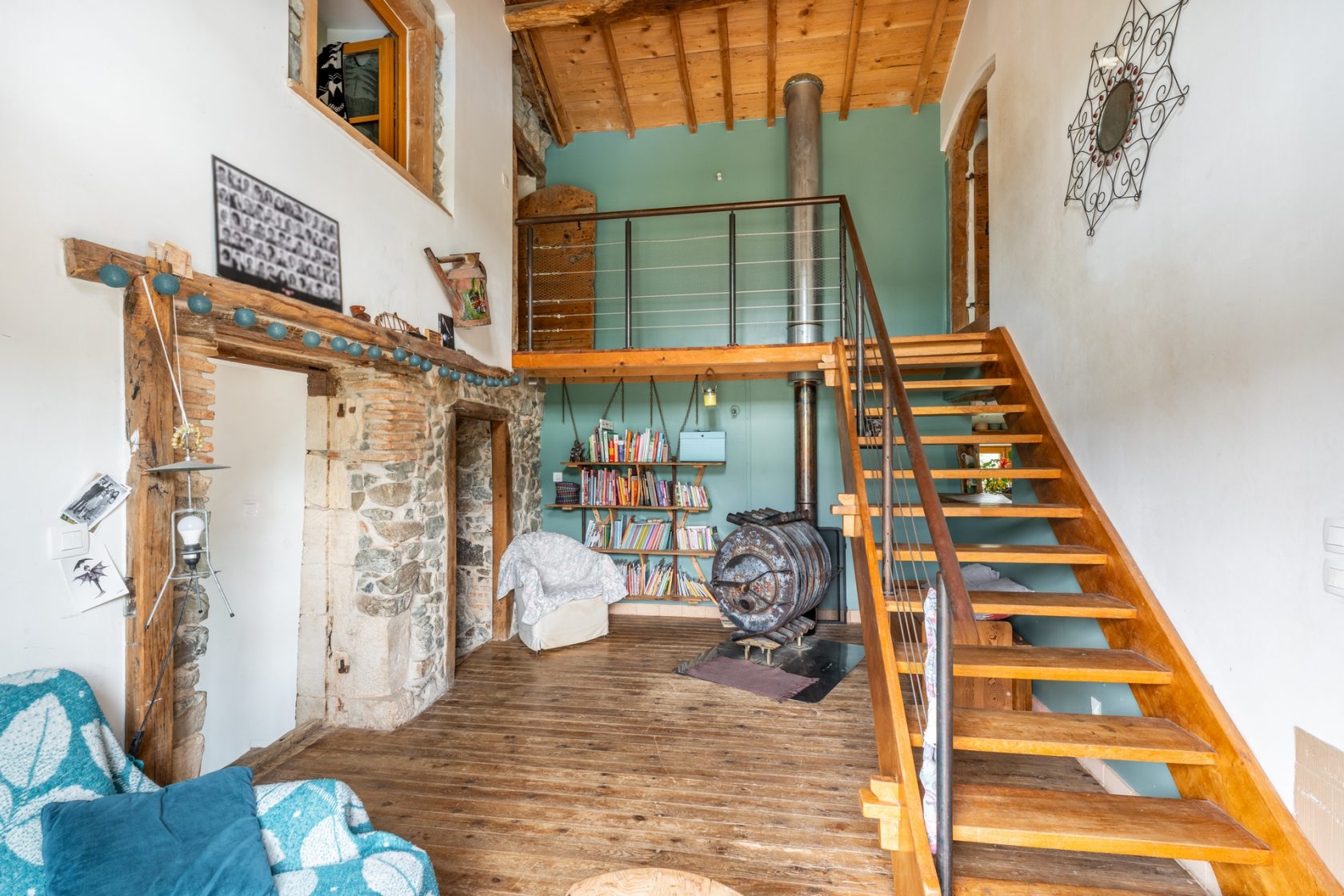 Stone house nestled in the heart of a Beaujolais hamlet