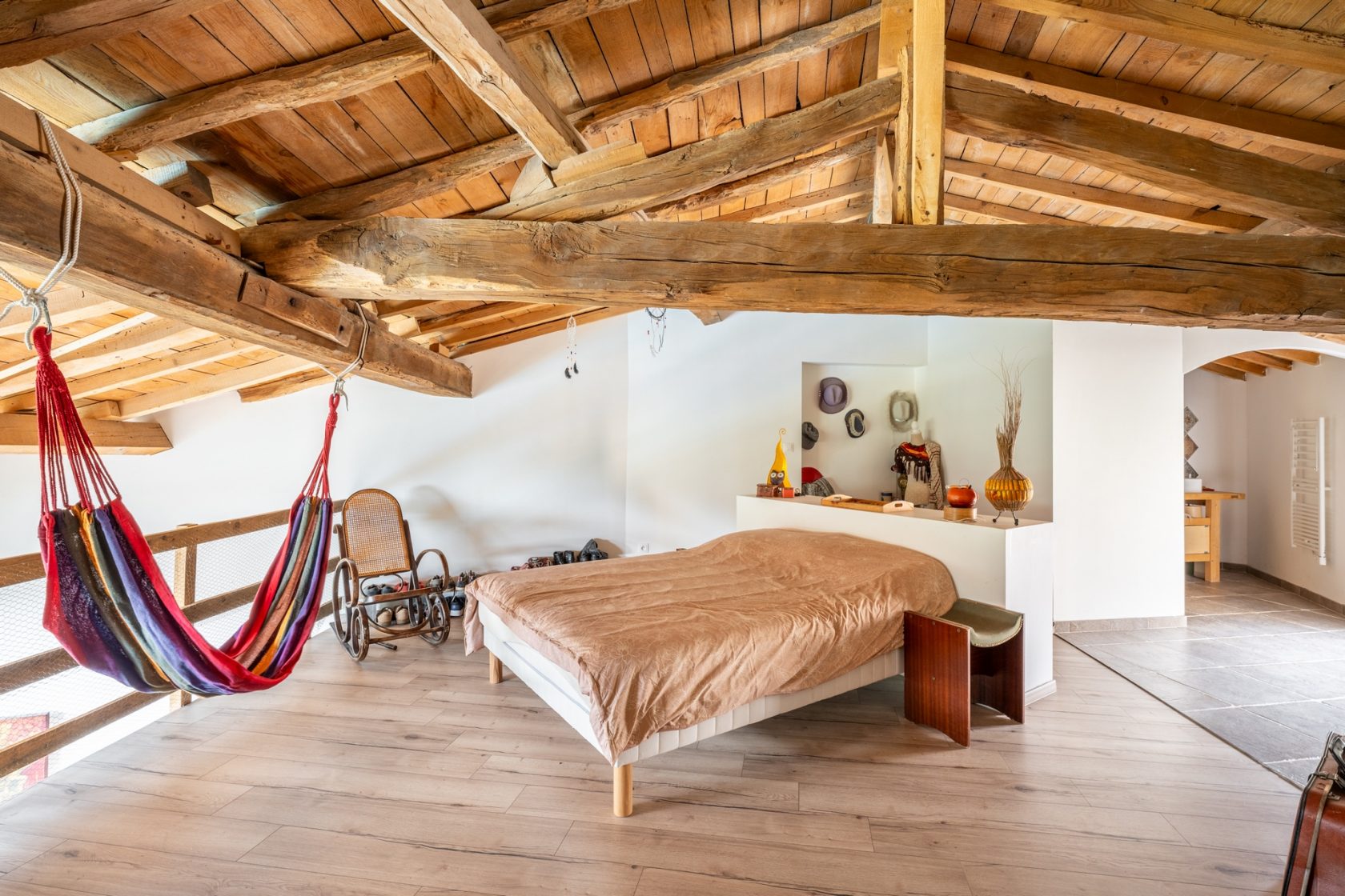 Stone house nestled in the heart of a Beaujolais hamlet