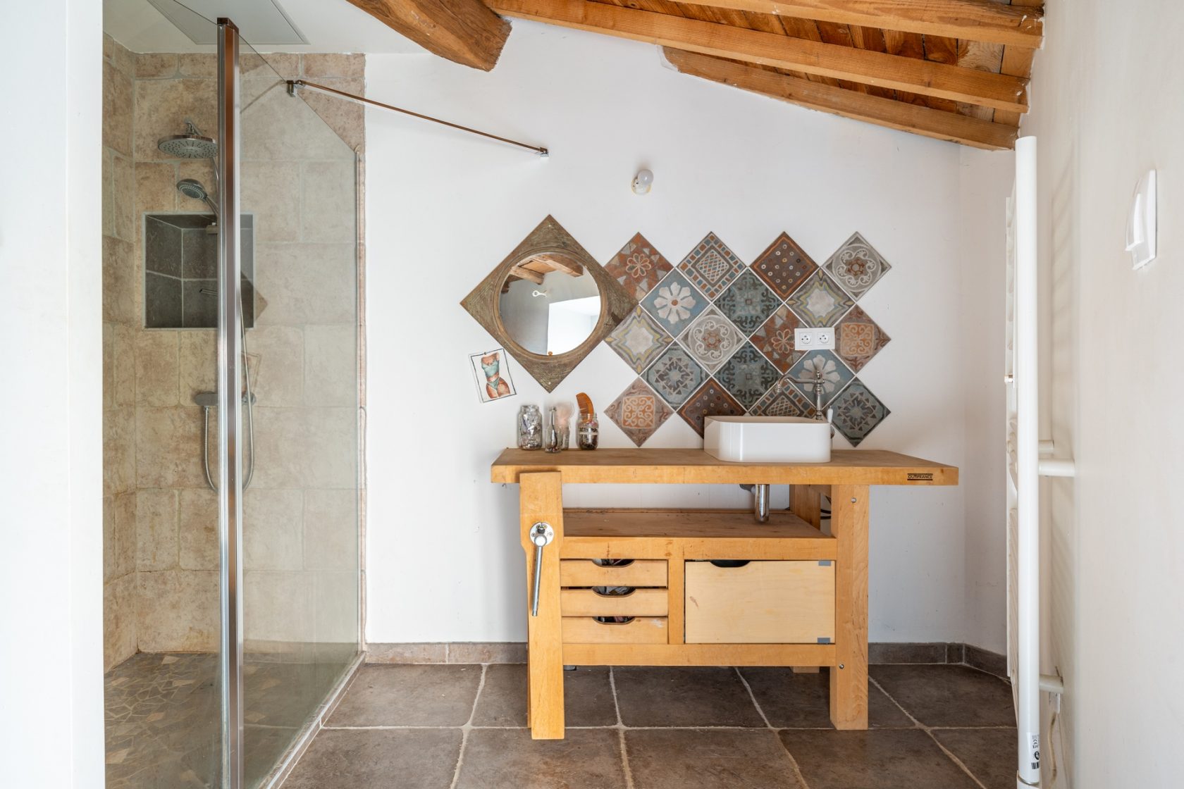 Stone house nestled in the heart of a Beaujolais hamlet