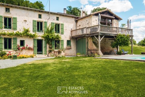 Havre de paix dans un ancien moulin restauré