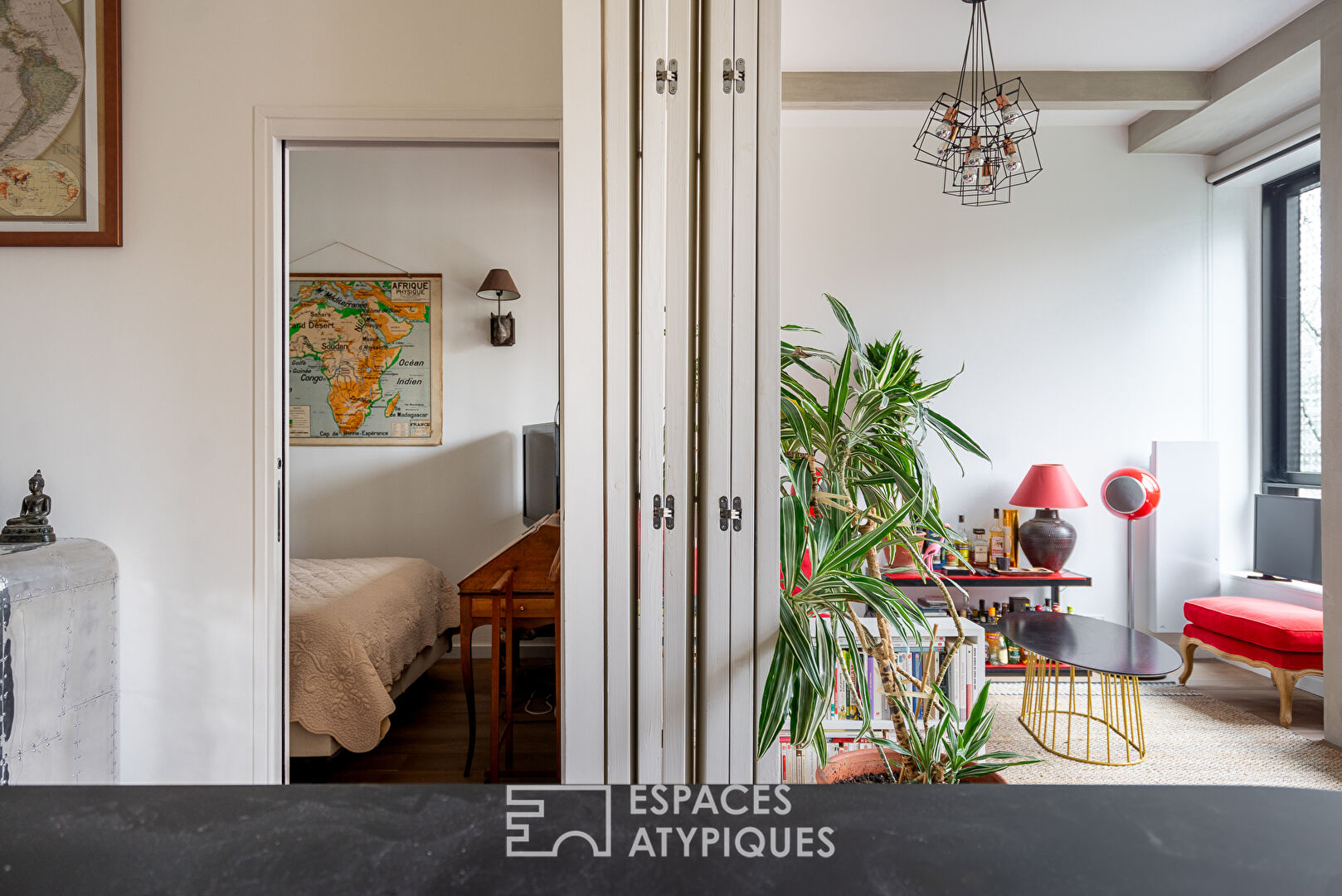 Peupliers neighborhood, architect-designed apartment in the Résidence Nuages