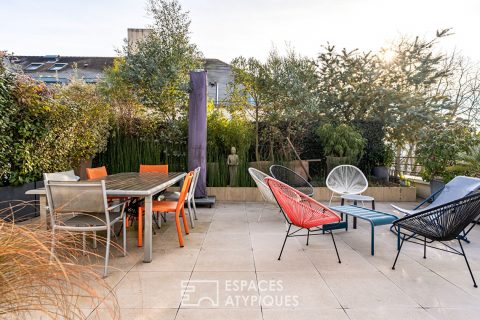 Très beau duplex avec terrasse exceptionnelle à 2 pas du centre-ville de Maisons-Laffitte