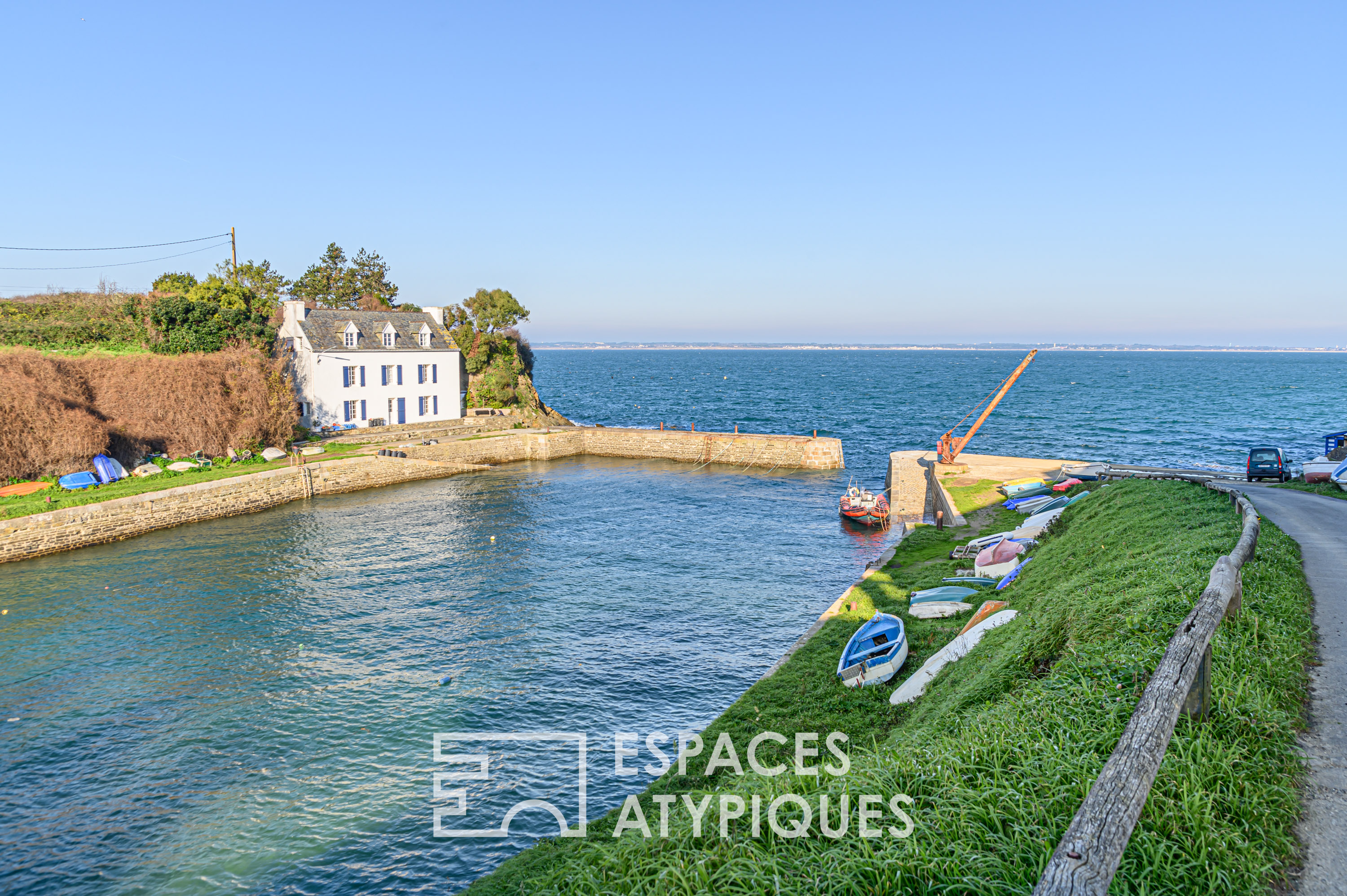 Vaste propriété vue mer sur l’île de Groix