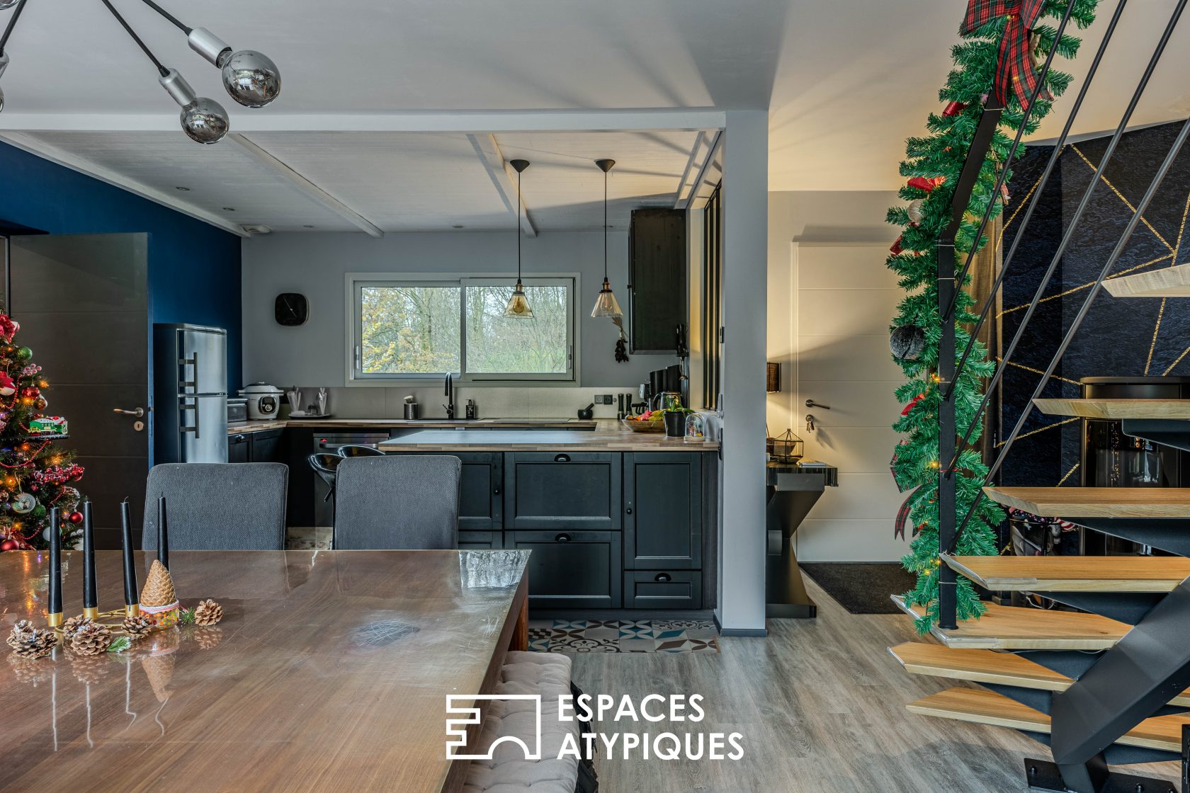 Maison familiale « éco-responsable » avec 5 chambres.