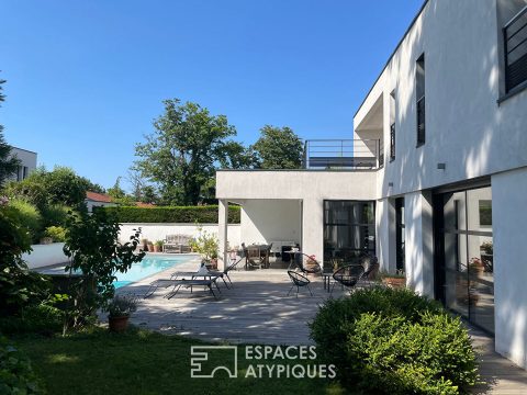 Maison contemporaine avec Piscine sur Irigny