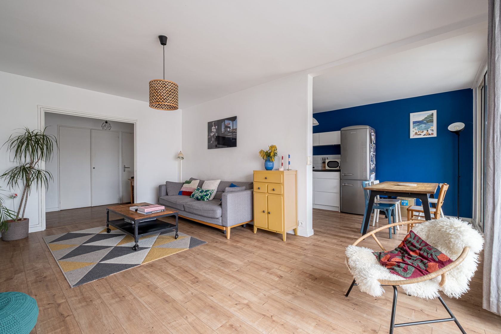 Appartement et jalousie en extérieur à Jean Jaurès