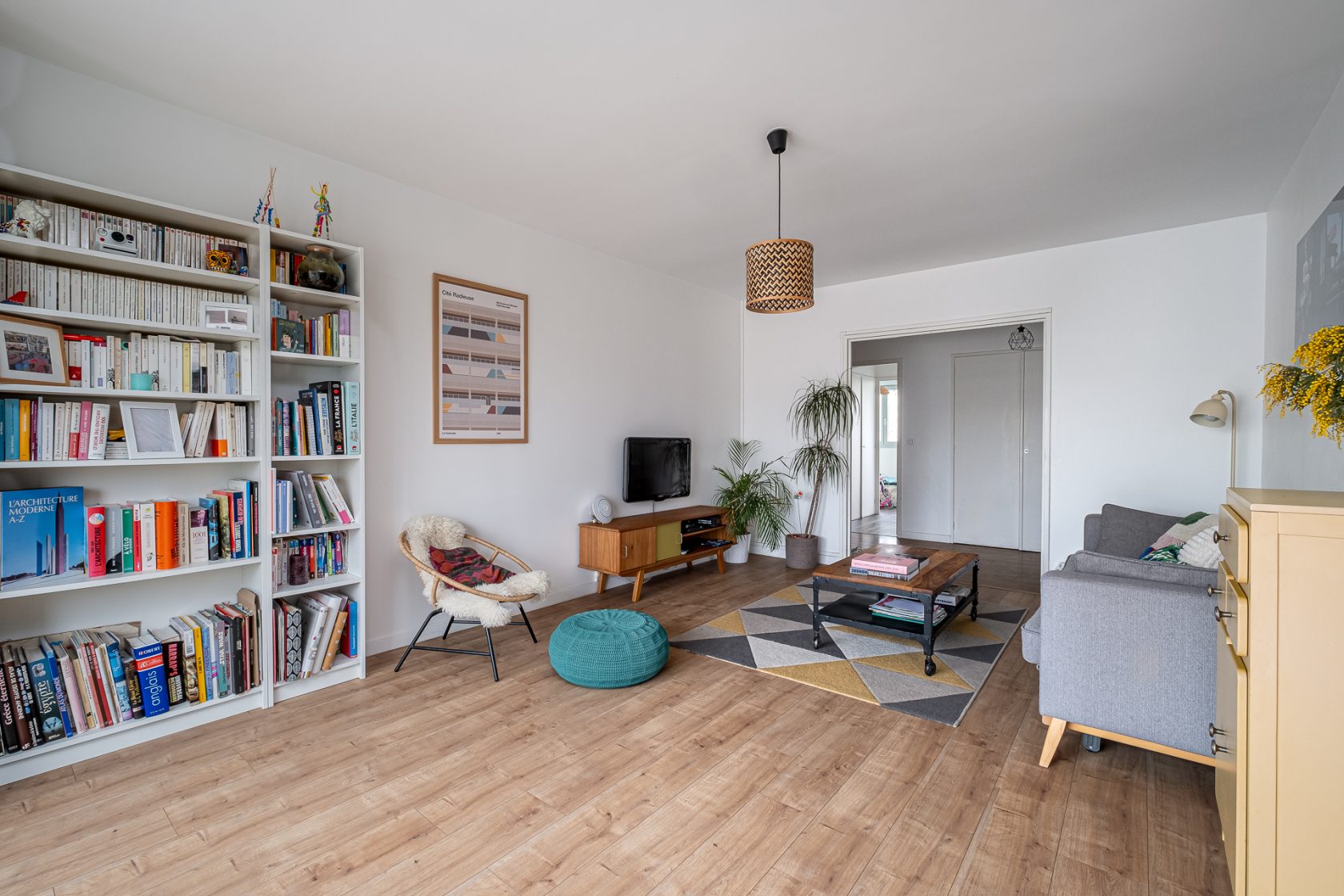 Appartement et jalousie en extérieur à Jean Jaurès