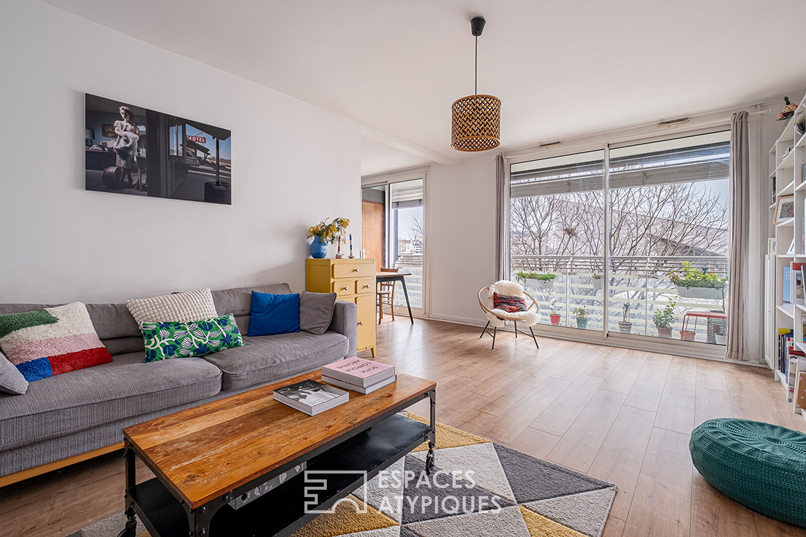 Appartement et jalousie en extérieur à Jean Jaurès