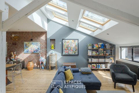 Loft-style apartment in the center of Rouen