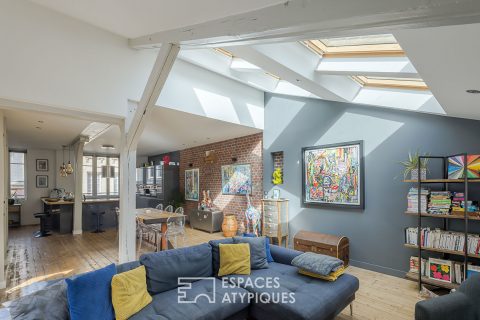 Loft-style apartment in the center of Rouen