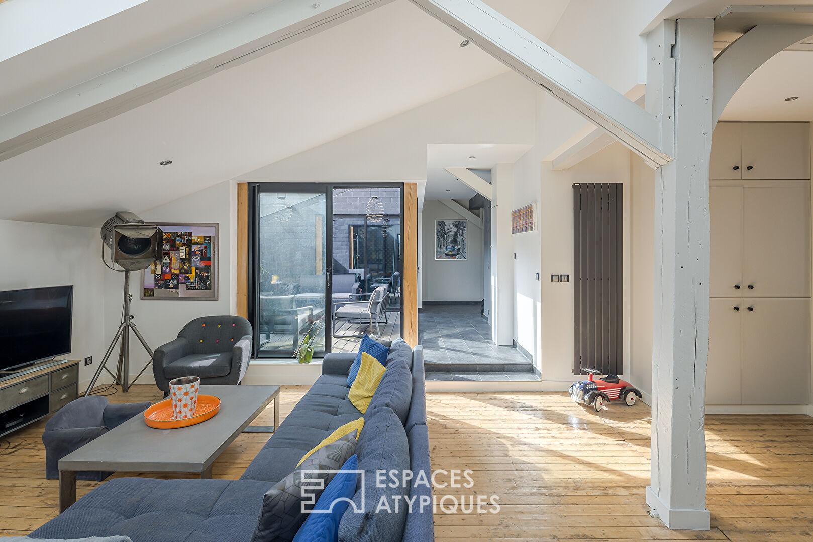 Appartement esprit LOFT avec terrasse en centre ville de Rouen