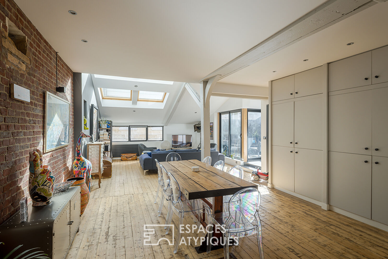 Appartement esprit LOFT avec terrasse en centre ville de Rouen