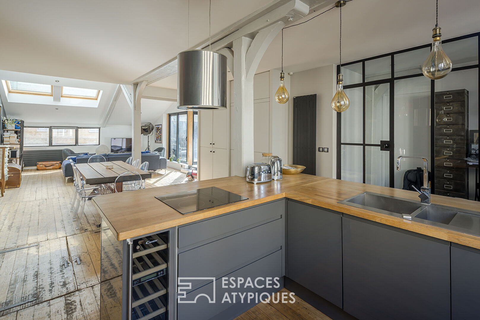 Appartement esprit LOFT avec terrasse en centre ville de Rouen