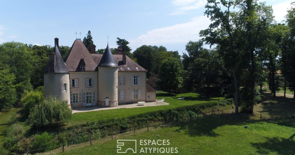 Château deux époques au coeur de sa propriété