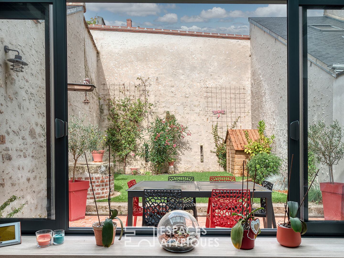 Maison de pêcheur rénovée et sa vue Loire