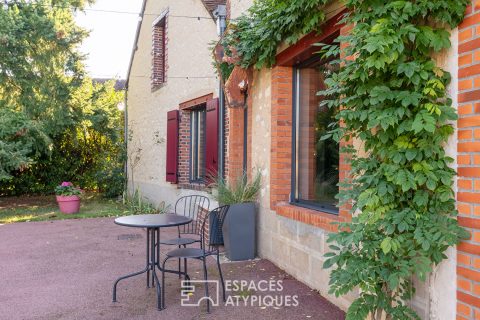 Ancienne maison de meunier avec piscine