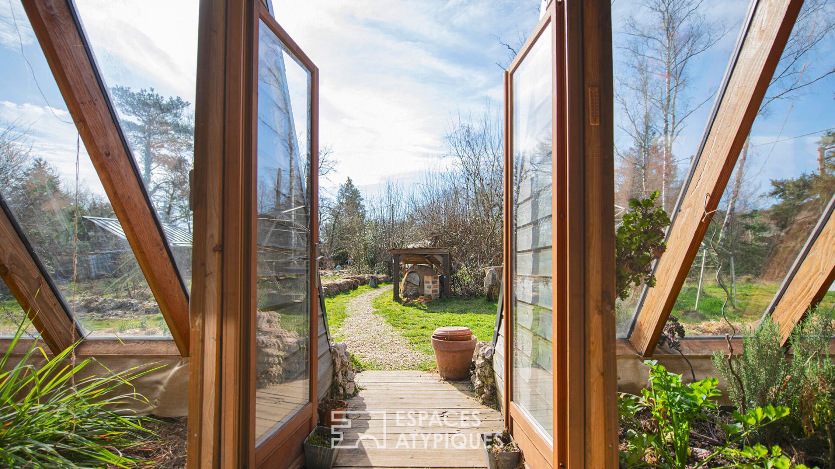 Earthship en plein coeur de la Sologne