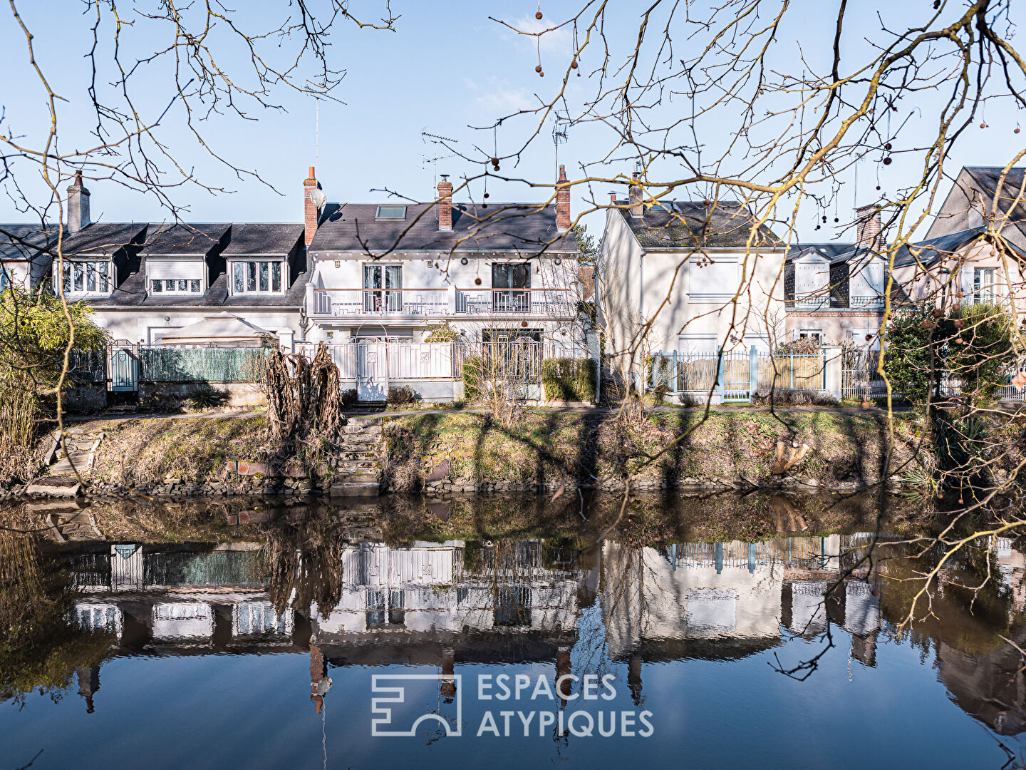 Maison de pêcheur à Combleux