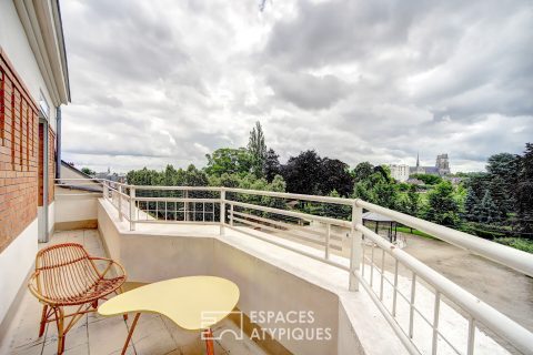 Appartement avec terrasse vue cathédrale