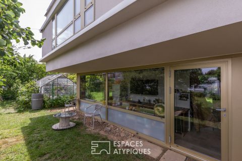 Maison Loft 50’s réinterprétée  et son jardin champêtre – 105 m²  – Rennes